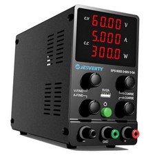 DC Power Supply Variable, 0-60V 0-5A Adjustable Switching 60V 5A SPS Red LED