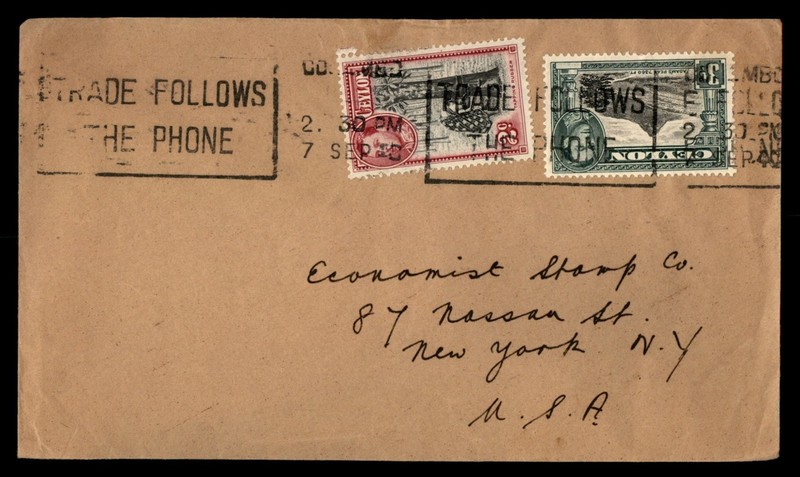 Mayfairstamps Ceylon to New York NY Phone Cancel Cover aaz_61519