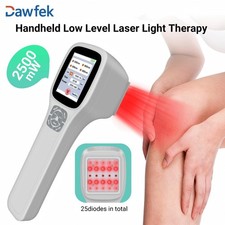 2500mW Cold Laser Therapy 25 Diodes 650 808 905 980nm Wound Healing Joint Pain