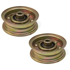 (Pack of 2) Flat Idler Pulleys for Stens 280-044, 280044, 280-408, 280408 Mower
