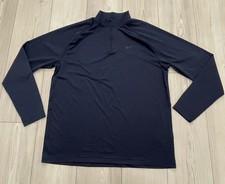 Nike Ready Dri-Fit 1/4 Zip Long Sleeve Pullover DV9811- 451 Navy Blue Men's Sz L