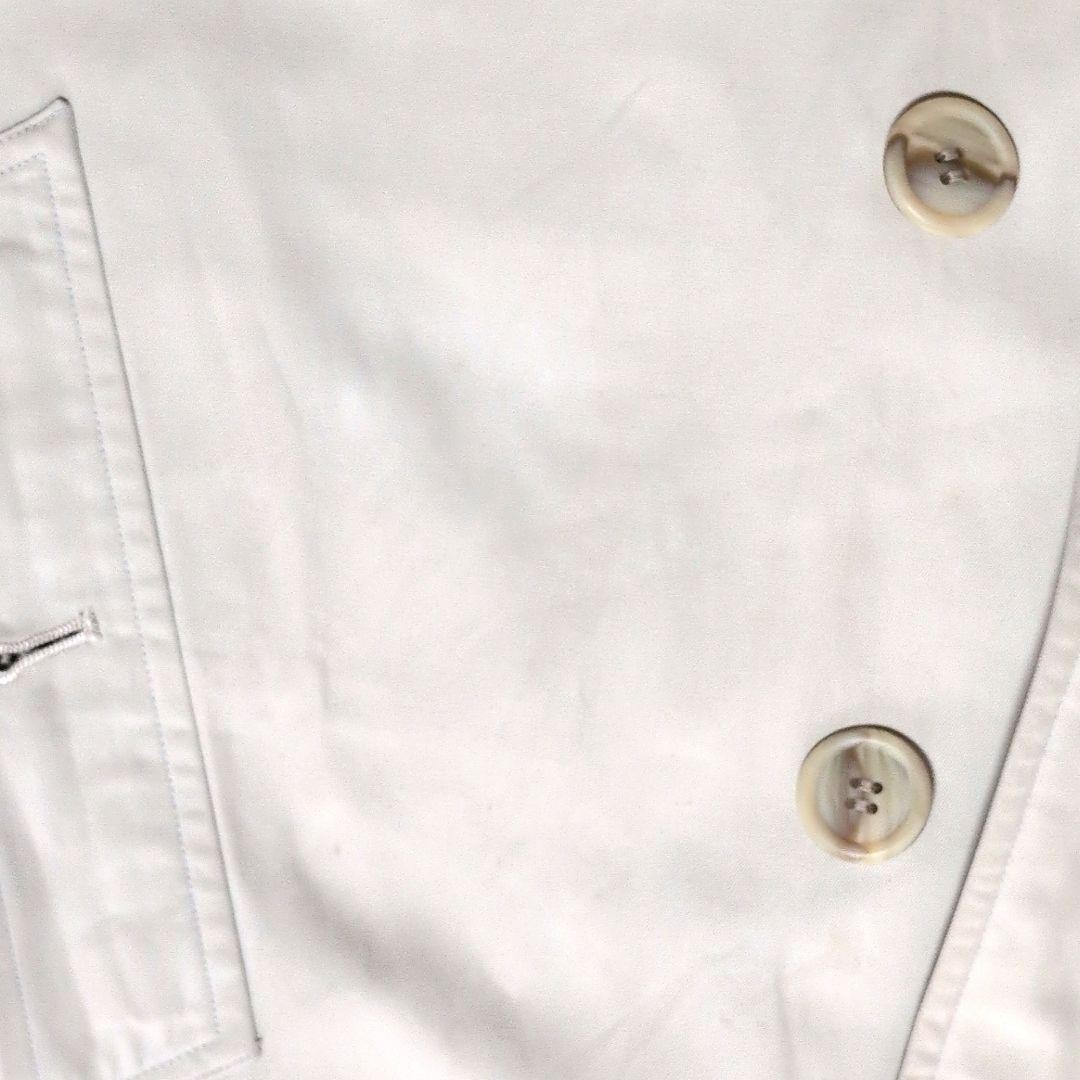 Burberry ivory trench coat with Nova check lining Vintage rare Men's From Japan thumbnail 10