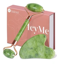 BAIMEI IcyMe Gua Sha & Jade Roller Facial Tools Face Roller and Gua Sha Set
