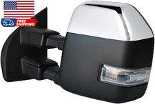 Driver Left Side Towing Mirrors Fit for 2017-2020 Ford F250 Super Duty Pickup