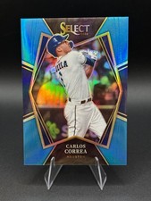 2022 Panini Select- Premier Level Carlos Correa #160 Carolina Blue Prizm /35 CC2