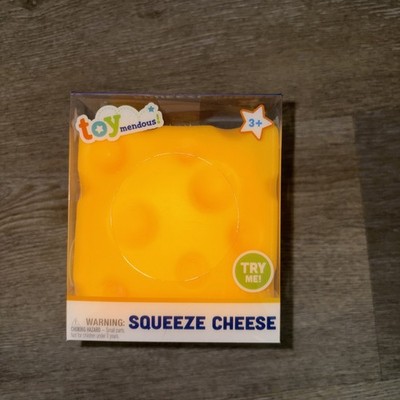   Squeeze Cheese Large Squishy Toy Toymendous - New in Box US Seller Fast Ship