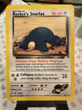 Rocket's Snorlax 33/132 Gym Heroes Unlimited Rare English Near Mint on eBay