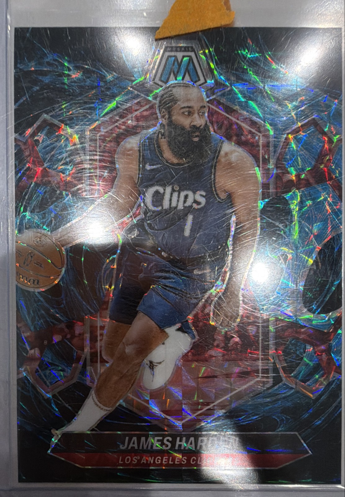 2023-24 Panini Mosaic - James Harden #152 Genesis Mosaic Prizm
