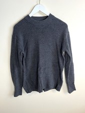 Lululemon Women  s Gray Merino Wool Crew Neck Pullover Sweater Knit Size 2