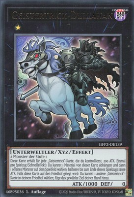 YuGiOh Geistertrick-Dullahan GFP2-DE139 Ultra Rare NM 1st