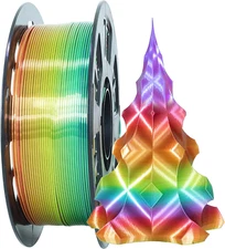 Pla Filament 1.75Mm 1KG 2.2Lbs 3D Printer Filament (Basic Rainbow)