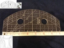 1/4" RULER FOOT Frame Quilting Embroidery Low Shank machines+Multi-Purpose Ruler