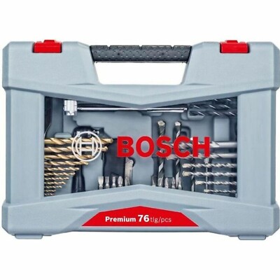 Bosch 2608P00234 Drill Bit-/Screwdriver Accessories set''premium'' 76 Pcs