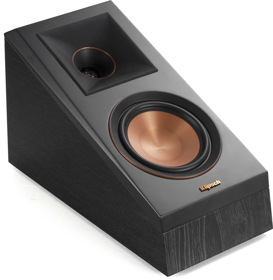 Klipsch Ref Premiere RP-500SA par de alto-falantes de elevação Dolby Atmos ébano - Imagem 3 de 3