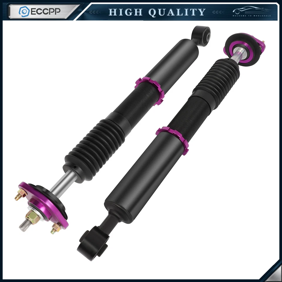 Coilovers Suspension Set Adj. Height Shocks For 2001-2005 BMW E46 320i 325i 330i - Image 2 of 4