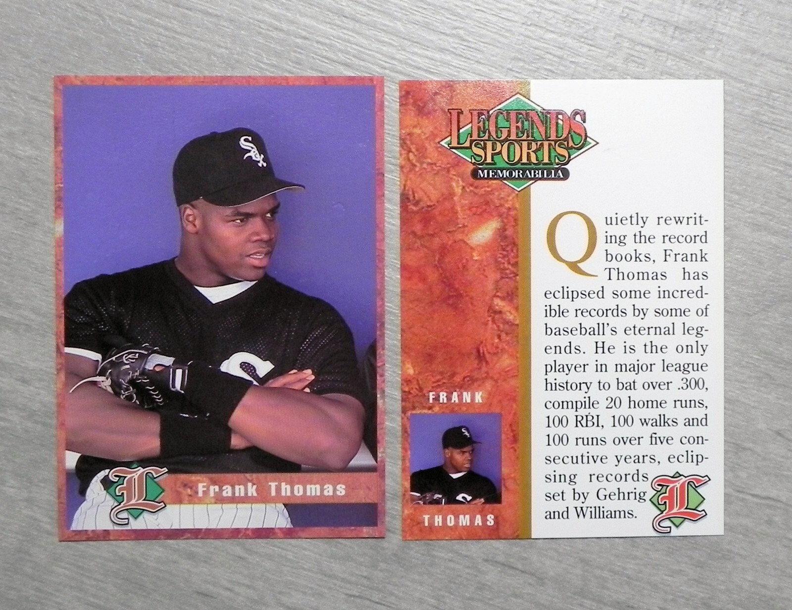 Frank Thomas (1) 1996 LEGENDS Card