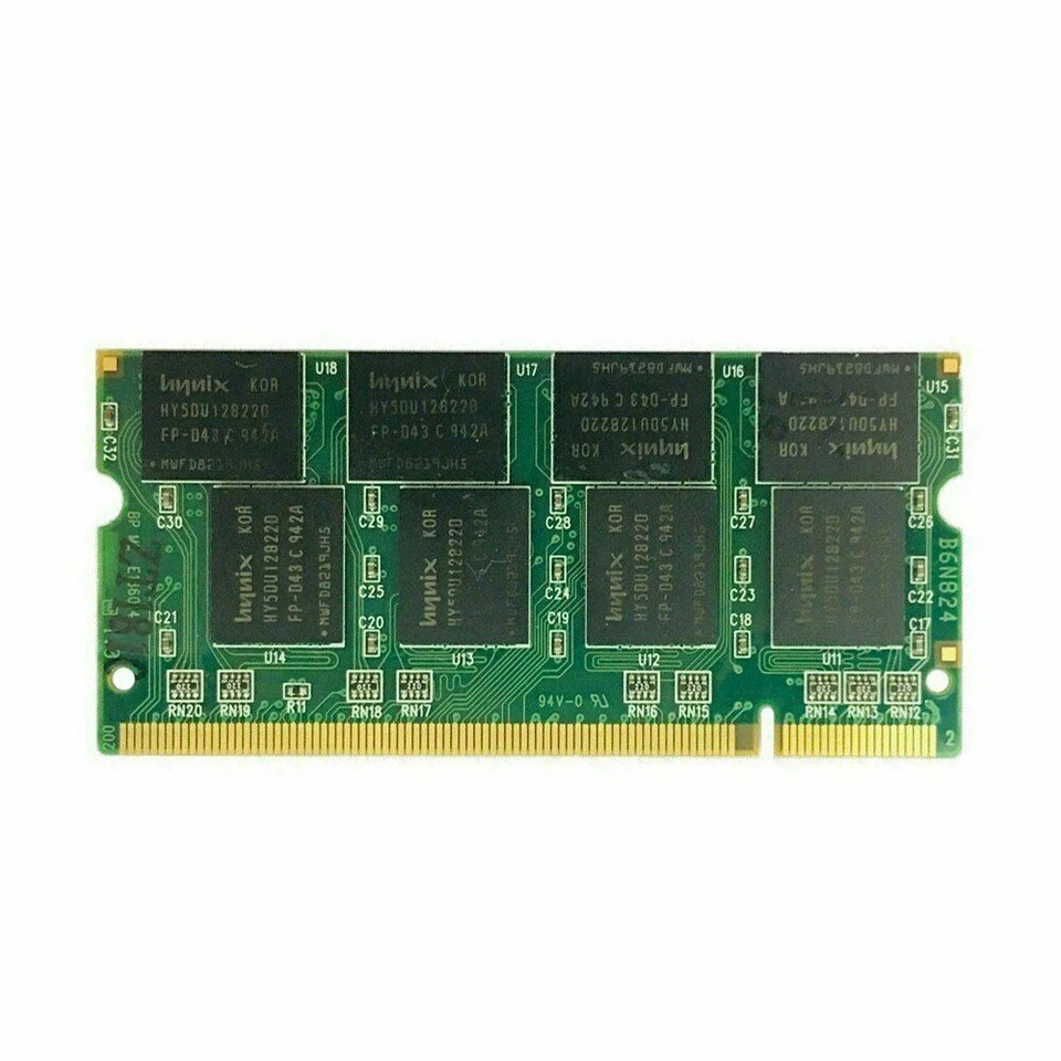 Per Kingston 2 GB 2x 1G DDR PC1-2700 DDR1 333 MHz SO-DIMM RAM KIT memoria computer portatile - Immagine 4 di 4