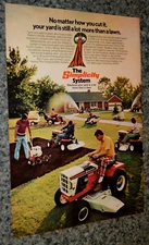1975 SIMPLICITY RIDING MOWER HYDROSTATIC 7018 ORIGINAL ADVERTISEMENT PRINT AD 75