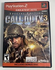 Call Of Duty 3 Special Edition Greatest Hits PS2 With Bonus Disc!