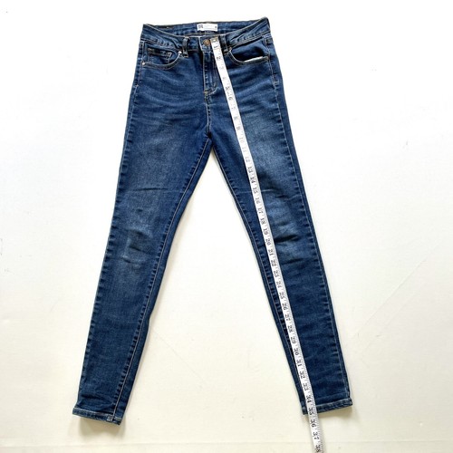 RSQ Tilly’s Youth Girls’ Jeans Size 12 Super High Rise Jegging Denim Blue Slim - Picture 5 of 15