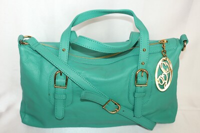 NEW! NWT! ONNA EHRLICH Jade Leather DERIN Satchel Shoulder Bag $648