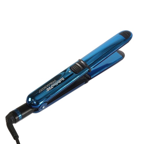 BaBylissPro LIMITED EDITION Nano Titanium Prima 3000 1¼" Flat Iron Black & Blue - Picture 2 of 7