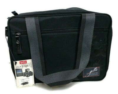 New Golla DSLR and Tablet Case Shoulder Bag Black Floral Macha TG CG1058 NWT