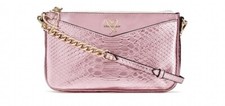 Victoria  s Secret Pink Metallic Crossbody Bag