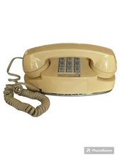 Vintage 2708BM  “The Princess”, TouchTone Phone Bell System Yellow, untested