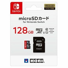 Micro SD Card 128GB for Nintendo Switch Memory Card HORI from JAPAN