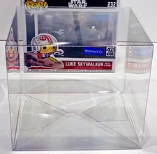 1 Box Protector For FUNKO POP! LUKE SKYWALKER WITH X-WING  Star Wars Case New