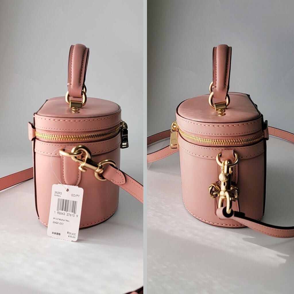 COACH Selena Gomez Collaboration Pink 39293 Vanity Bag Hand COACH Selena Gomez Collaboration Pink 39293 Vanity Bag Hand