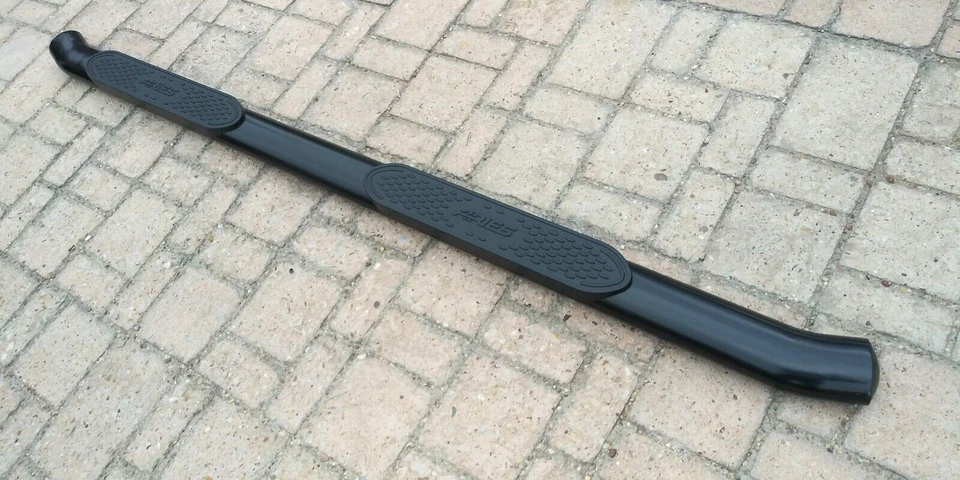 Dodge Ram 1500 2500 3500 2009-2018 barra lateral para pasajeros negra 4" ovalada S225041-2 original Foto 2 de 4