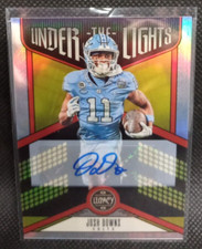 Josh Downs 2023 Panini Legacy Under the Lights Silver Prizm AUTO Colts! #UL-JDO