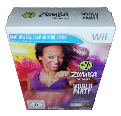 Zumba Fitness World Party mit Gürtel (Nintendo Wii, 2013) NEU & OVP!