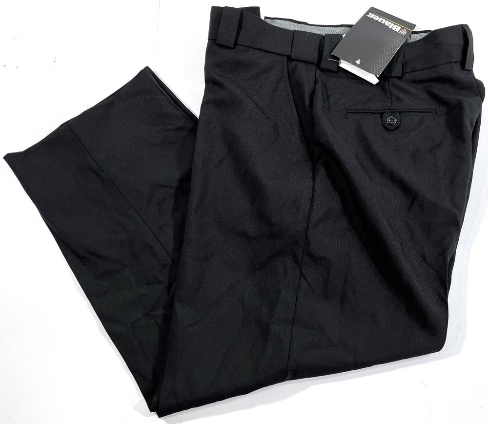 NWT 36x28 MENS BLAUER 8560T 4 POCKET WOOL BLEND TUNNEL WAIST PANTS BLACK 36x28