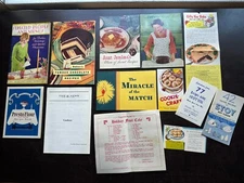 Vintage Bread Cooking/Baking Recipe Advertising Ephemera 1920s-1930s Lot 1