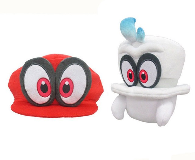 White Odyssey Cappy Plush Doll Toy 