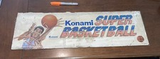 1984 KONAMI Super Basketball Arcade Marquee - FREE SHIPPING