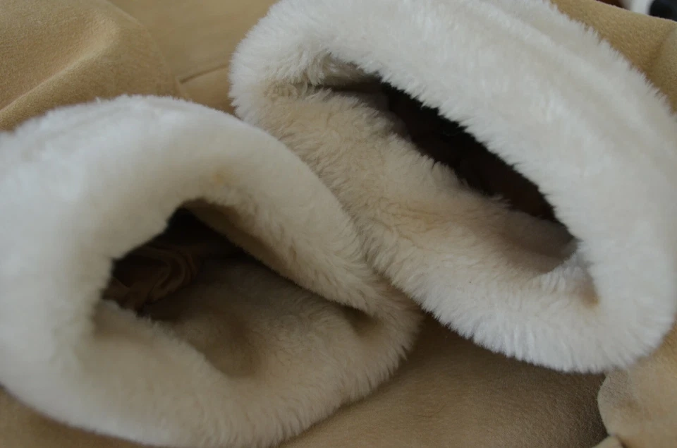 Colección Adler Mujer Talla XL Gamuza Cuero con Abrigo de Piel Sintética Foto 4 de 4