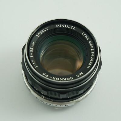 Minolta SRT101 with Minolta 55mm F1.7 Lens - PLEASE READ
