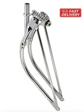 20  Bent Spring Fork Chrome Lowrider Bike Sus...