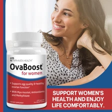 OvaBoost TTC Fertility Reproductive Supplement Improve Ovarian Egg Quality 120