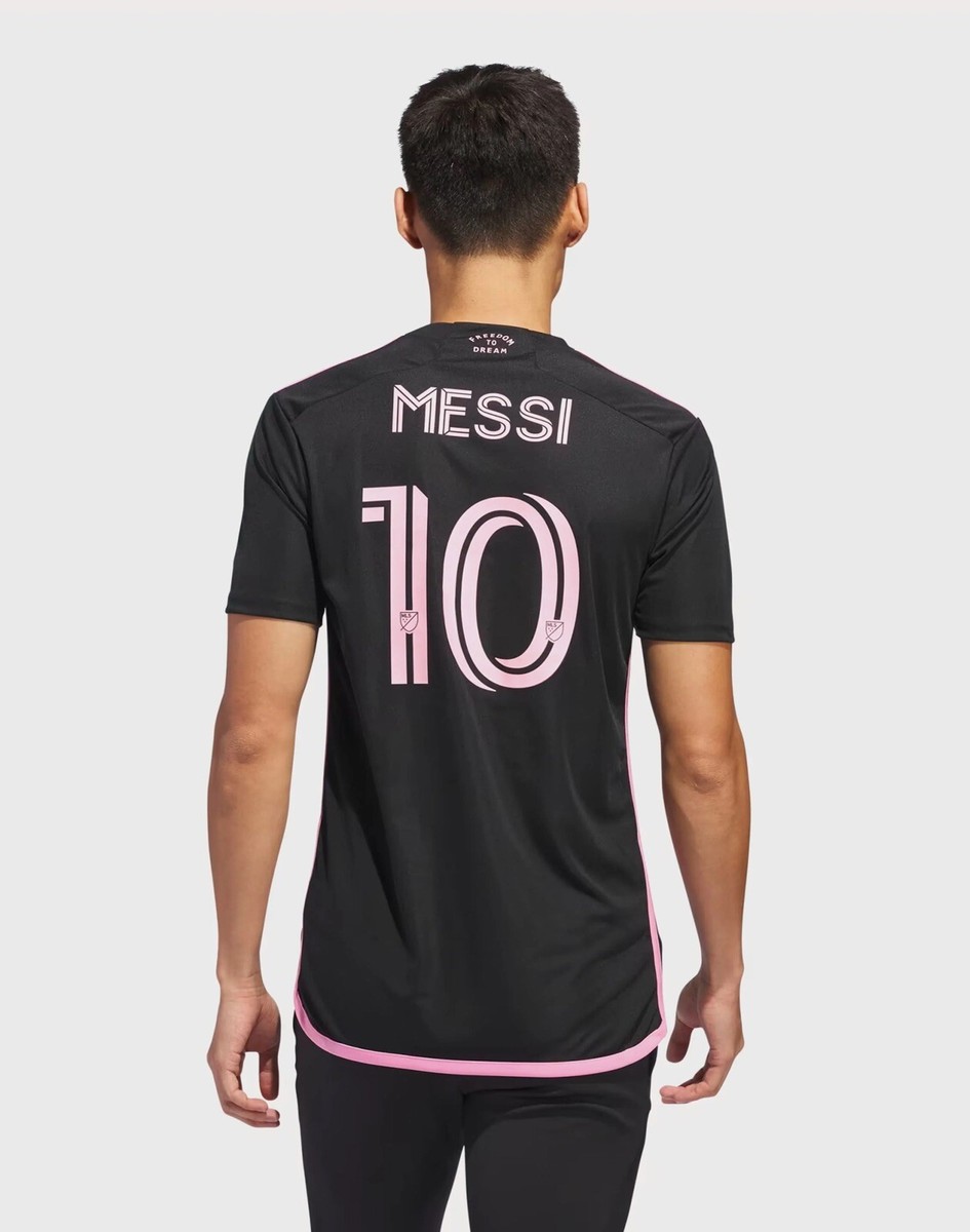 Size L- Adidas Men's Soccer Inter Miami 23/24#10 Messi Away Jersey