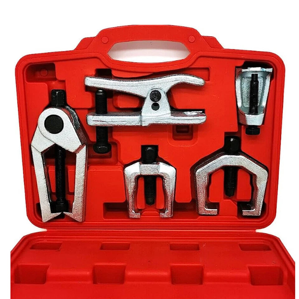 5x Front End Service Tool Kit Ball Joint Tie Rod Set Pitman Arm Puller Remover - Image 2 of 4