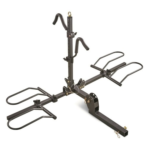 2 BIKE RACK WIDE FAT TIRE CARRIER Truck Hitch Heavy Duty Adjustable Folding Hold eBay