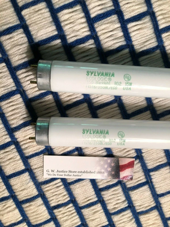 2 Nuevo EE. UU. F15T8/350BL/ECO BUG ZAPPER UV Fluorescente 15w Luz Negra BOMBILLA 18" Foto 3 de 4