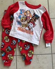 Boy 2T Nickelodeon Paw Patrol Pajamas NWT Christmas Gift Twins