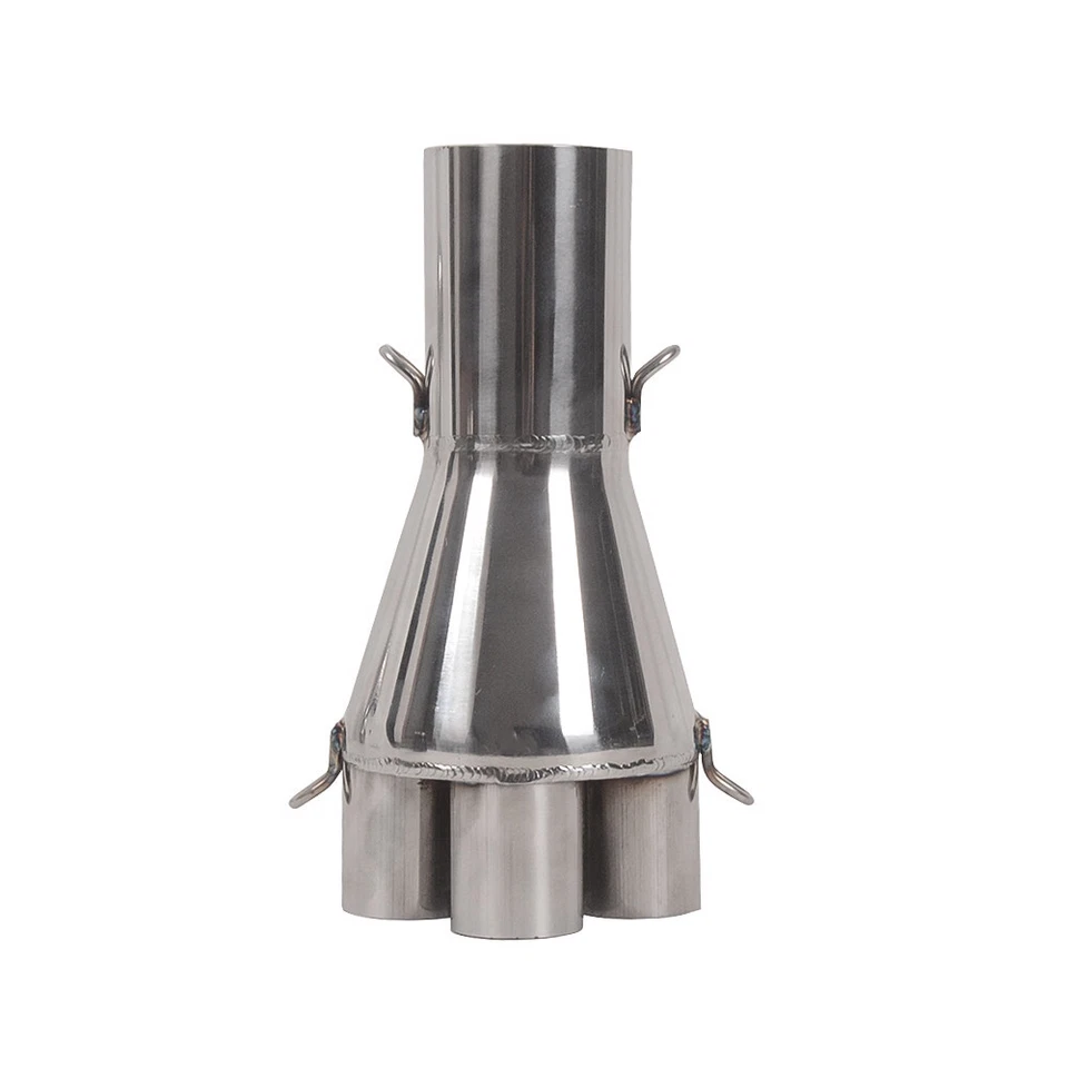 Adaptador de escape recto de acero inoxidable para BMW K100 K75 Cafe Racer Scrambler Foto 4 de 4