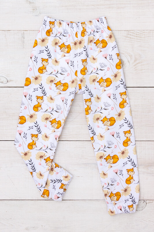 Pants (Girls), Demi-season,  Nosi svoe 6155-024-5 (lysychky-bilyj)